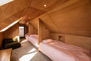 The Chalet quad room at Whitfield House